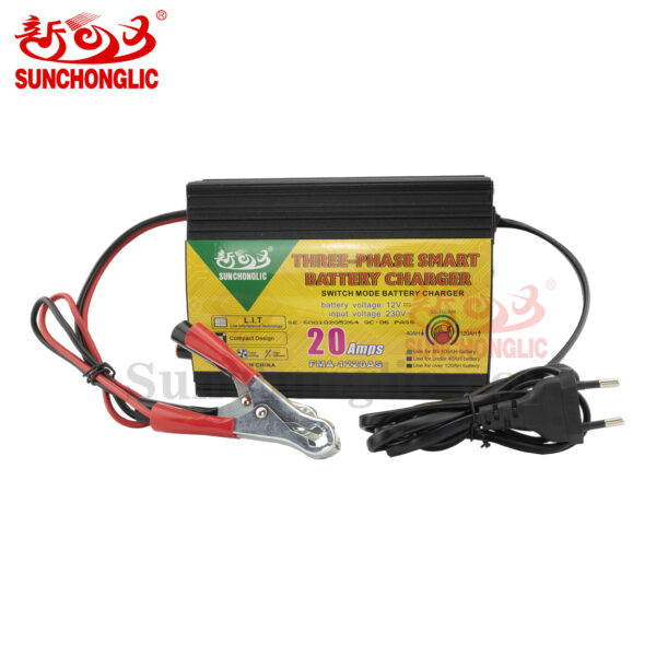 Sunchonglic Fast Universal 12V 20A Smart Lead Acid Car Battery Charger FMA-1220A - Image 3
