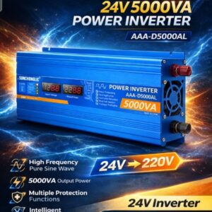 Sunchonglic 5000VA Power Inverter DC to AC 24V 220V Heavy Duty Backup Solution
